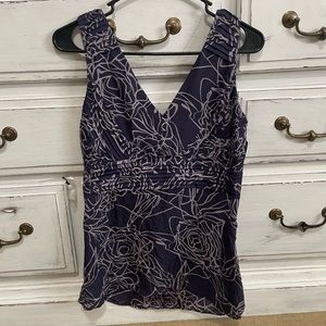 Purple Banana Republic blouse